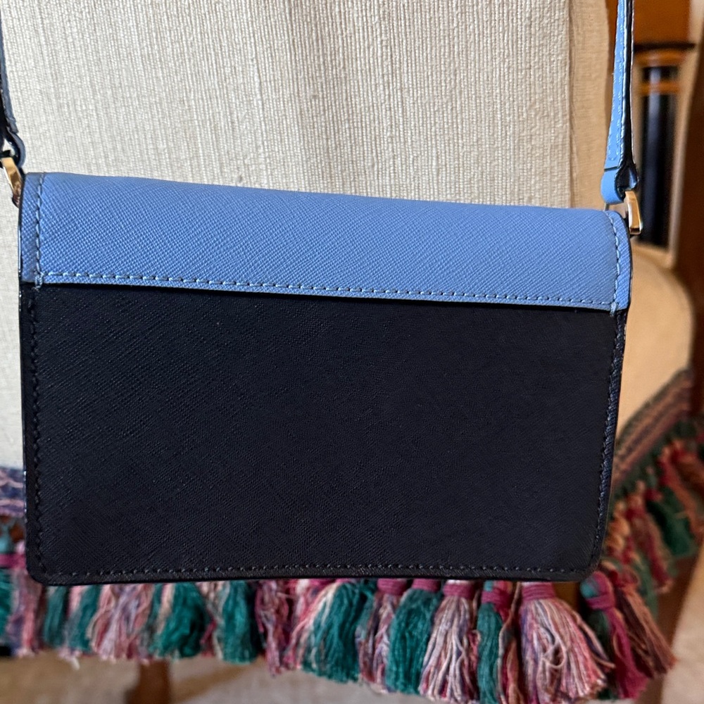 Kate Spade Two-Tone Blue and Black Crossbody Bag - Picture 4 of 11